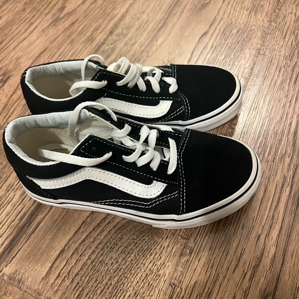 Toddler Vans Old Skool Black 13 EUC
